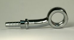 Фитинг banjo d10 mm, 20°, вбок D-03 хром, под опрессовку S5097-03CH, Goodridge