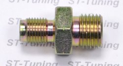 Адаптер П 1/4x19 обратный конус - П M10х1 обратный конус, сталь Goodridge 742-04-31P