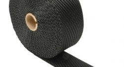 Термолента 50mm*7,5m Black Titanium, до 1000°С DEI 010004 (черная)