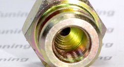 Фитинг мама AN-03 3/8X24 под прямой конус D-03 сталь, под опрессовку S758-03-03Z, Goodridge