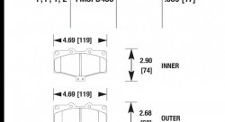Колодки тормозные HB315P.669 HAWK SuperDuty