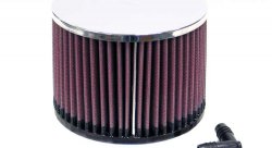 Фильтр нулевого сопротивления универсальный K&N RA-057V   Chrome Filter