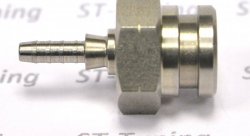 Фитинг мама M10*1 под обратный конус, под ключ 19mm D-03 нерж. сталь, под опрессовку S759-03-31Z1