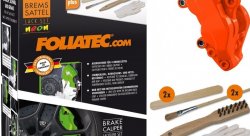 Краска для суппортов FOLIATEC оранжевая NEON, трёхкомпонентная (2183)