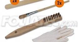 Краска для суппортов FOLIATEC красная NEON, трёхкомпонентная (2185)