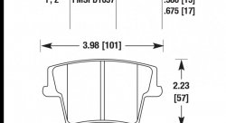 Колодки тормозные HB508Z.675 HAWK Perf. Ceramic