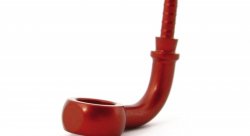 Фитинг banjo d10 mm, 90° D-03 алюминий КРАСНЫЙ, под опрессовку S5099-03DRD, Goodridge