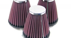 Фильтр нулевого сопротивления универсальный K&N RC-1203   Chrome Filter