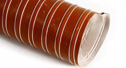 Воздуховод силиконовый, диаметр 51mm, до +290°С, цена за 1м, Thermal Division TDAD151