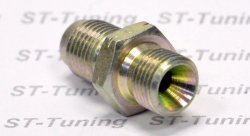 Адаптер П 1/8x28 обратный конус - П 10х1 обратный конус, сталь Goodridge 742-03-31Z