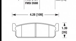 Колодки тормозные HB437F.585 HAWK HPS