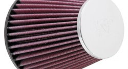 Фильтр нулевого сопротивления универсальный K&N RC-9120   Chrome Filter