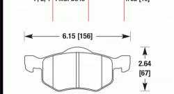 Колодки тормозные HB473F.752 HAWK HPS