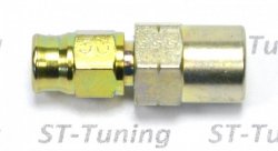 Фитинг мама M10*1,25 под прямой конус, под ключ 14mm D-03 сталь 6001-32Z1VW, Goodridge