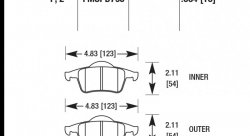 Колодки тормозные HB652Z.634 HAWK Perf. Ceramic