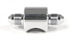 Соединитель тройник под датчик П AN03 - М NPT1/8X27 - П AN03,  хром, Goodridge MCHD-014