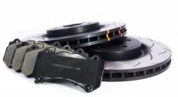 КОМПЛЕКТ ПЕРЕД. Тормозные диски DBA 42632S T3+колодки DC brakes STR.S JEEP GRAND CHEROKEE SRT8 09->