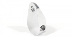 Соединитель тройник М AN03 - М AN03 - М AN03, обратный конус, хром, Goodridge MCHD-024