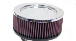 Фильтр нулевого сопротивления универсальный K&N RC-3140   Chrome Filter