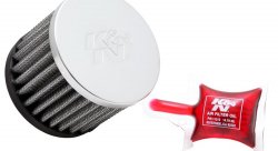 Фильтр нулевого сопротивления универсальный K&N RC-0160   Chrome Filter