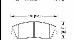 Колодки тормозные HB507Z.711 HAWK Perf. Ceramic