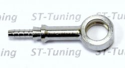 Фитинг banjo d10 mm, длинный D-03 хром, под опрессовку S5092-03CH, Goodridge