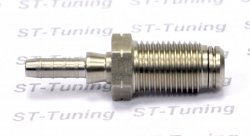 Фитинг папа M10*1 под прямой и обратный конус, крутящийся D-03 нерж. сталь S445-0131C, Goodridge