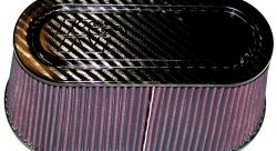 Фильтр нулевого сопротивления универсальный K&N RP-5115   Air Filter - Carbon Fiber Top and Base