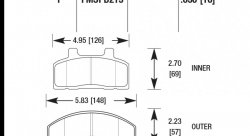 Колодки тормозные HB396F.630 HAWK HPS