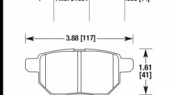 Колодки тормозные HB629F.565 HAWK HPS