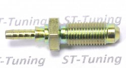 Фитинг папа AN-03 3/8Х24 под прямой конус, длинный D-03 сталь, под опрессовку S443-03Z, Goodridge