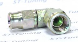 Фитинг мама AN-03 3/8X24 под прямой конус, 90° D-03 сталь 6090-03P, Goodridge