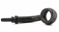 Фитинг banjo d10 mm, 70° D-03 нерж. сталь ЧЕРНЫЙ, под опрессовку S5070-03CBK, Goodridge