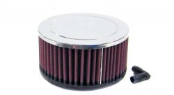 Фильтр нулевого сопротивления универсальный K&N RA-067V   Chrome Filter