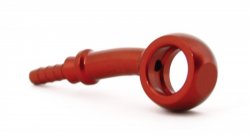 Фитинг banjo d10 mm, 20°, вбок D-03 алюминий КРАСНЫЙ, под опрессовку S5097-03DRD, Goodridge
