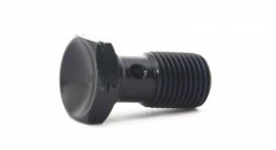Болт (штуцер) для banjo M10x1.25 L=20mm алюминий ЧЕРНЫЙ, Goodridge 992-03-32DBK