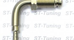 Фитинг папа M10*1 под прямой и обратный конус, 90°, крутящийся, D-03 сталь S445-9031С, Goodridge