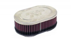 Фильтр нулевого сопротивления универсальный K&N RC-2370   Chrome Filter