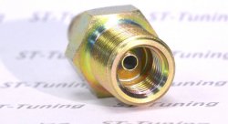 Фитинг мама 7/16Х20 под обратный конус, с резьбой для фиксации D-03 сталь 704-03P, Goodridge