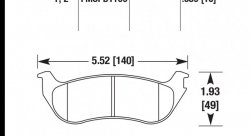 Колодки тормозные HB613Z.589 HAWK Perf. Ceramic