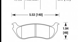 Колодки тормозные HB520Z.575 HAWK Perf. Ceramic