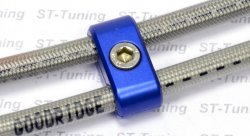 Сепаратор шлангов D-03 (в силиконе) синий Goodridge PHS-03DB-CF