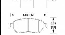 Колодки тормозные HB677Z.685 HAWK Perf. Ceramic