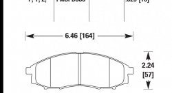 Колодки тормозные HB488Z.629 HAWK Perf. Ceramic
