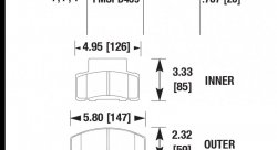 Колодки тормозные HB298P.787 HAWK SuperDuty