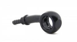 Фитинг banjo d10 mm, 20°, вбок D-03 алюминий ЧЕРНЫЙ, под опрессовку S5097-03DBK, Goodridge