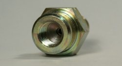 Фитинг мама M10*1,25 под прямой конус, под ключ 19mm D-03 сталь 758-03-32P, Goodridge