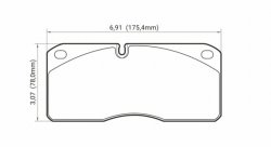 Колодки тормозные DC1027V22 DC brakes Street HD, перед. система STOPTECH HD TOYOTA LC200 / LX570
