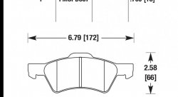 Колодки тормозные HB374F.700 HAWK HPS