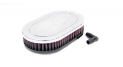 Фильтр нулевого сопротивления универсальный K&N RA-070V   Chrome Filter